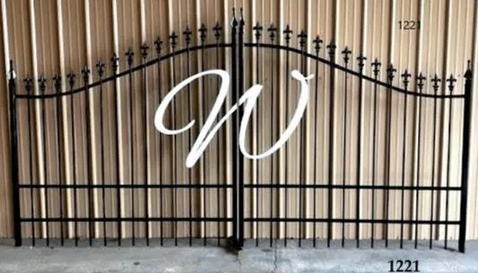 Initial W Iron Gate